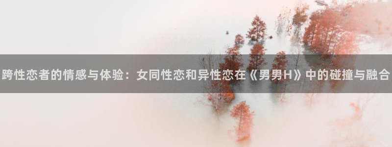 魅魔里番动漫：跨性恋者的情感与体验：女同性恋和异性恋在《男男H》中的碰撞与融合