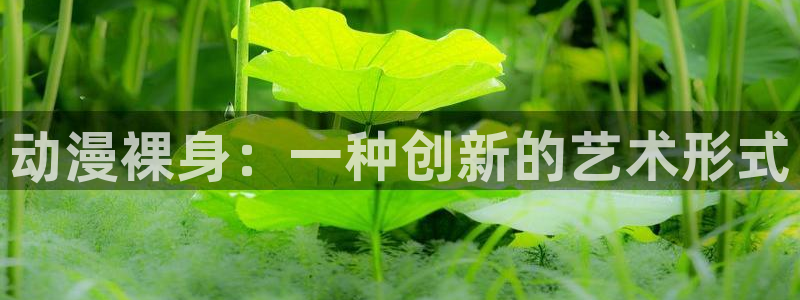 里番日本动漫在线观看：动漫裸身：一种创新的艺术形式